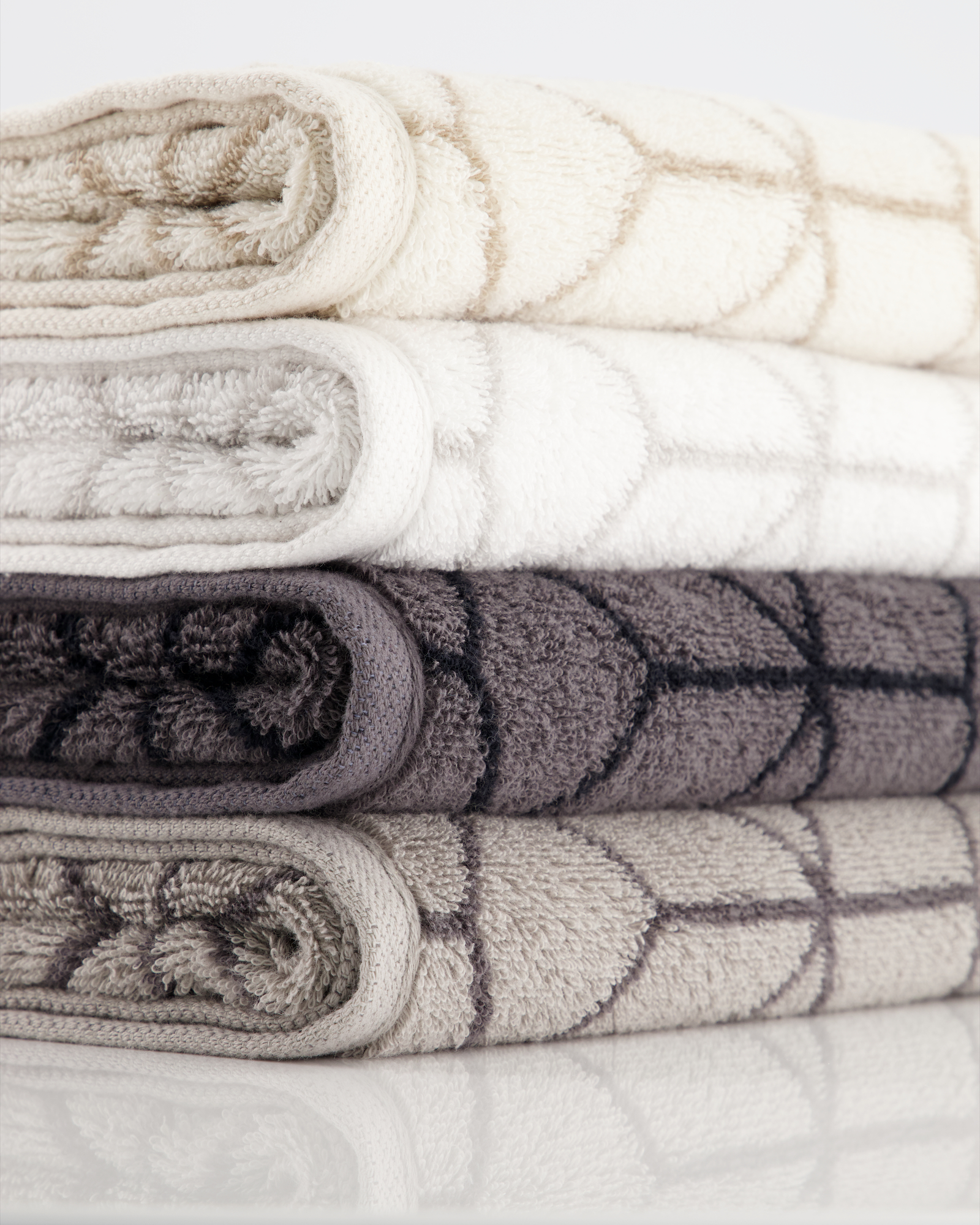 Villeroy & Boch Handtücher Coordinates Carré 2557 - Farbe: cashmere - 33 - Duschtuch 80x150 cm