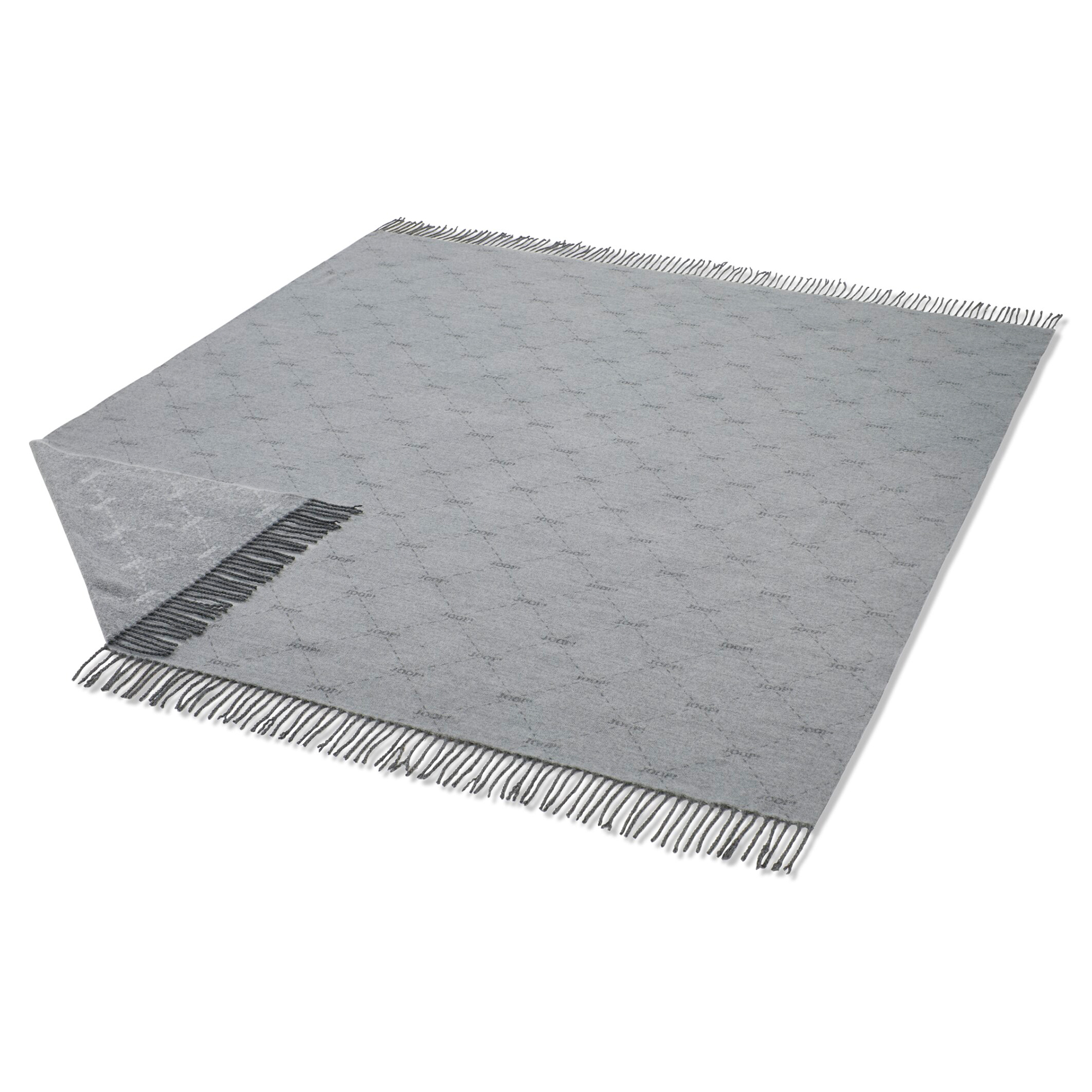 JOOP! Wohndecken Fine-Diamond Silber - 130x170 cm