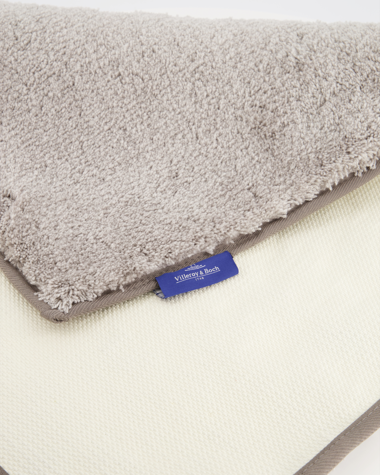 Villeroy & Boch - Badteppich Coordinates Luxe 2554 - Farbe: stone - 727 - 70x120 cm