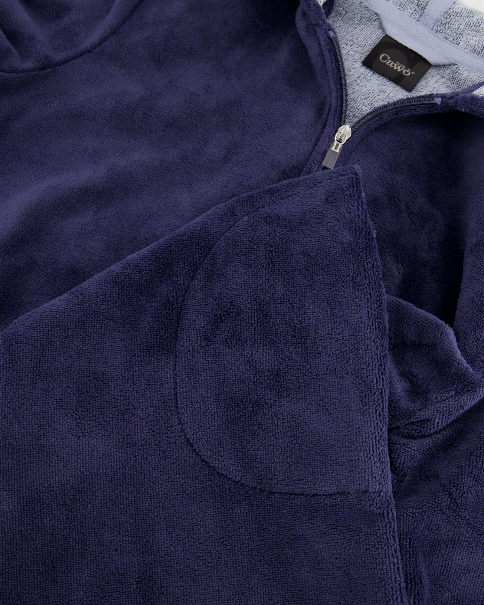 Cawö Home Bademäntel Damen Kurzmantel mit Kapuze Cawö Home 822 sea - 10 - XS