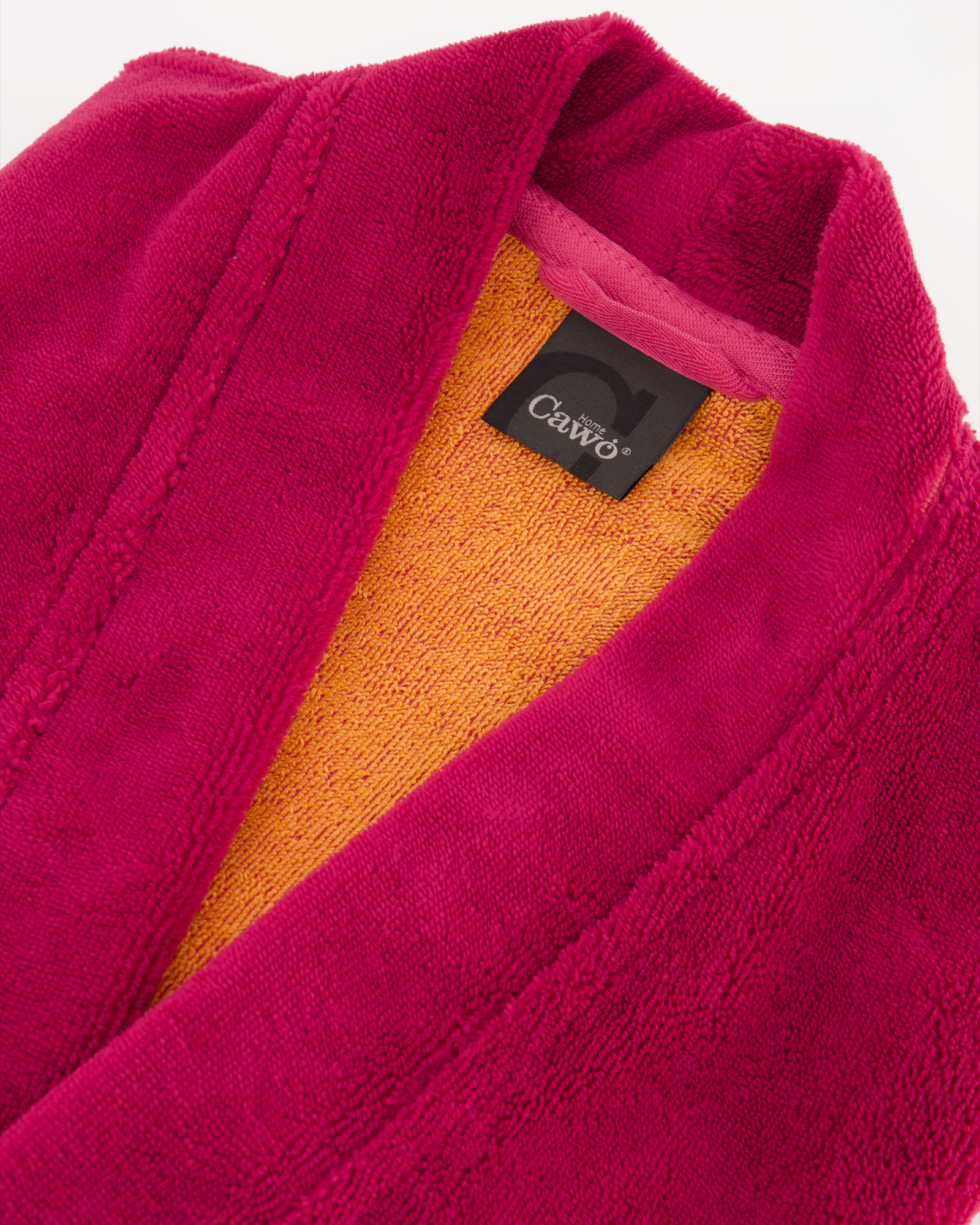 Cawö Home Bademäntel Damen Kimono Kimono 844 pink-orange - 23