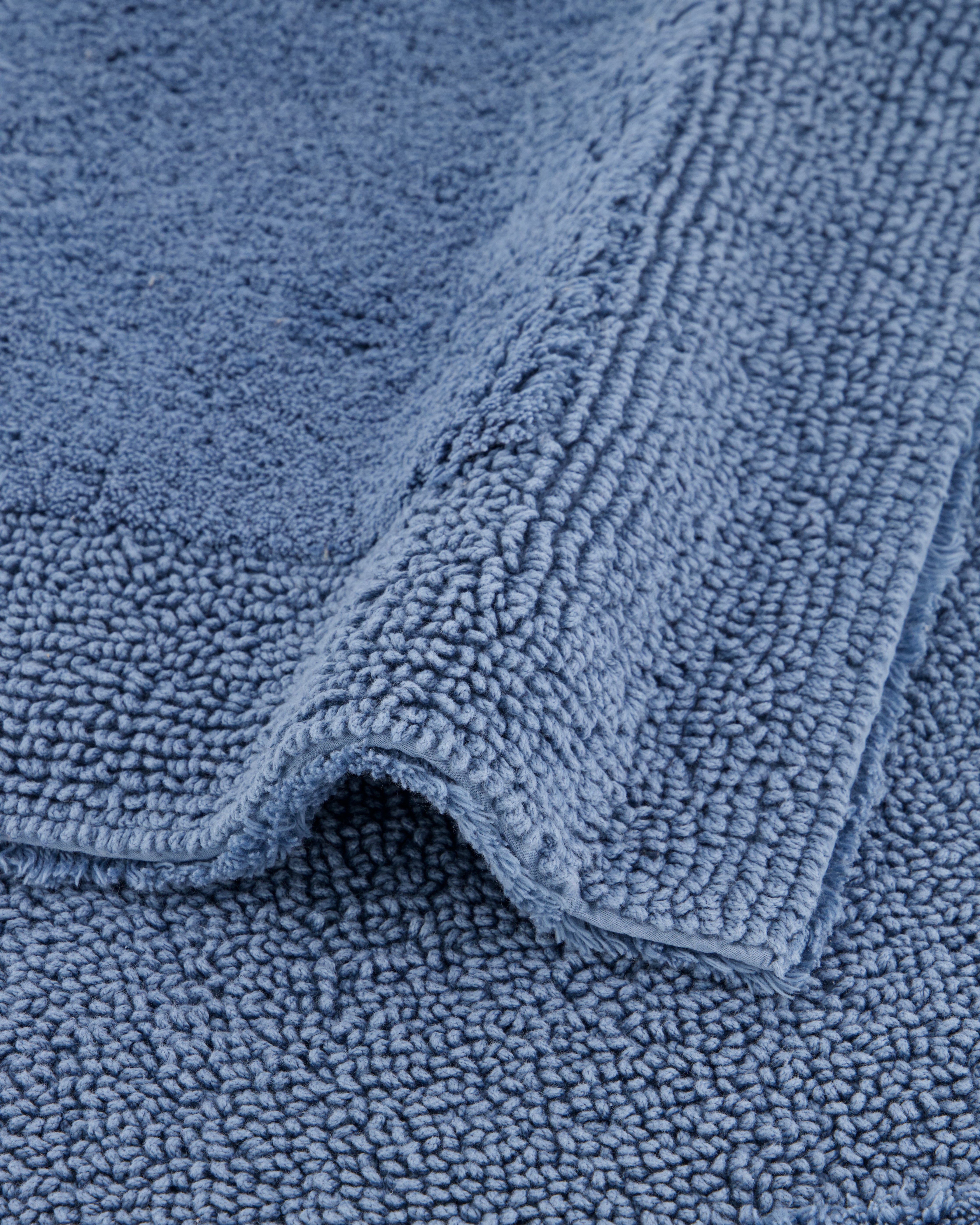 Möve Badteppiche Doubleface steel blue - 847 - 60x100 cm