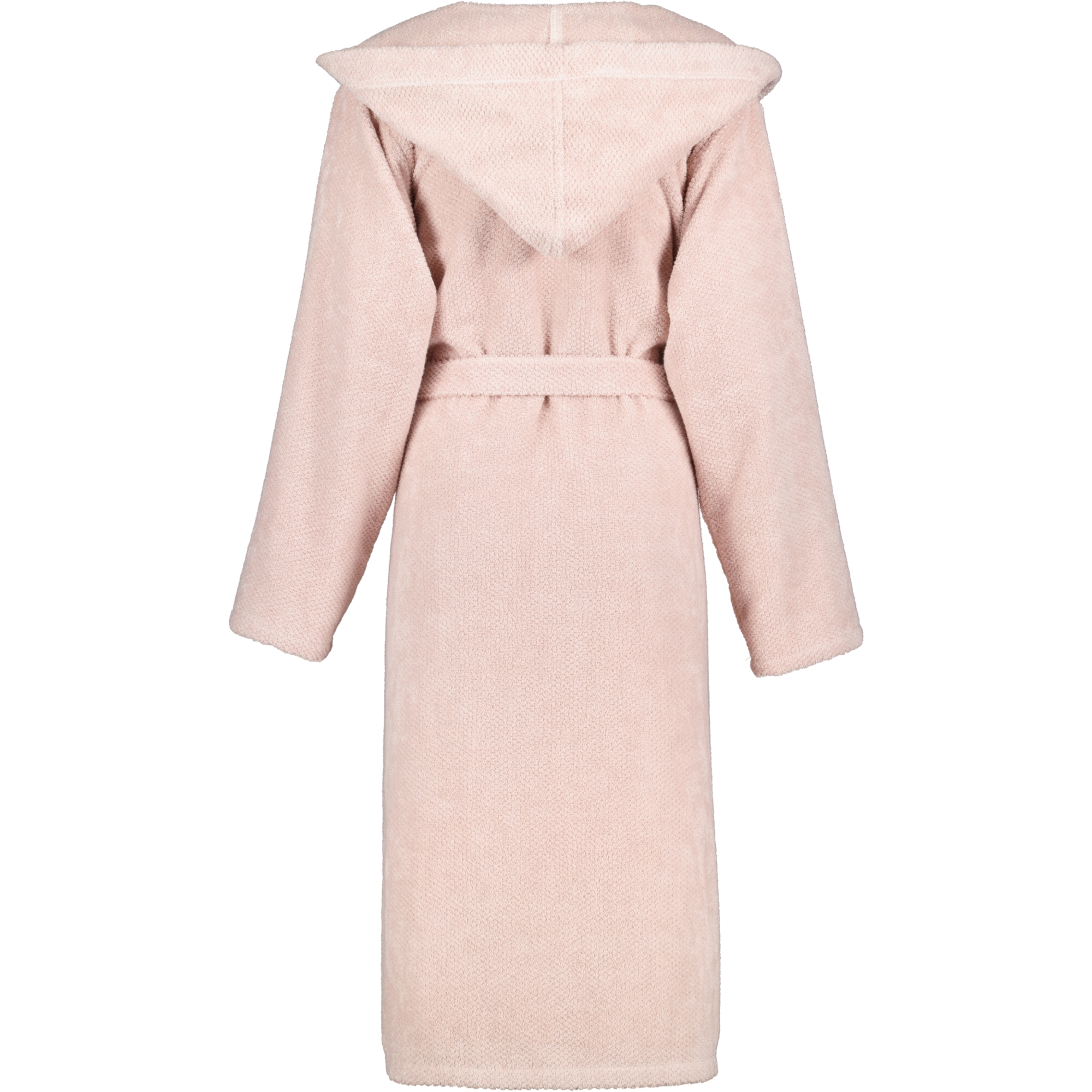 Cawö Damen Bademantel Kapuze Pure 5223 - Farbe: puder - 383