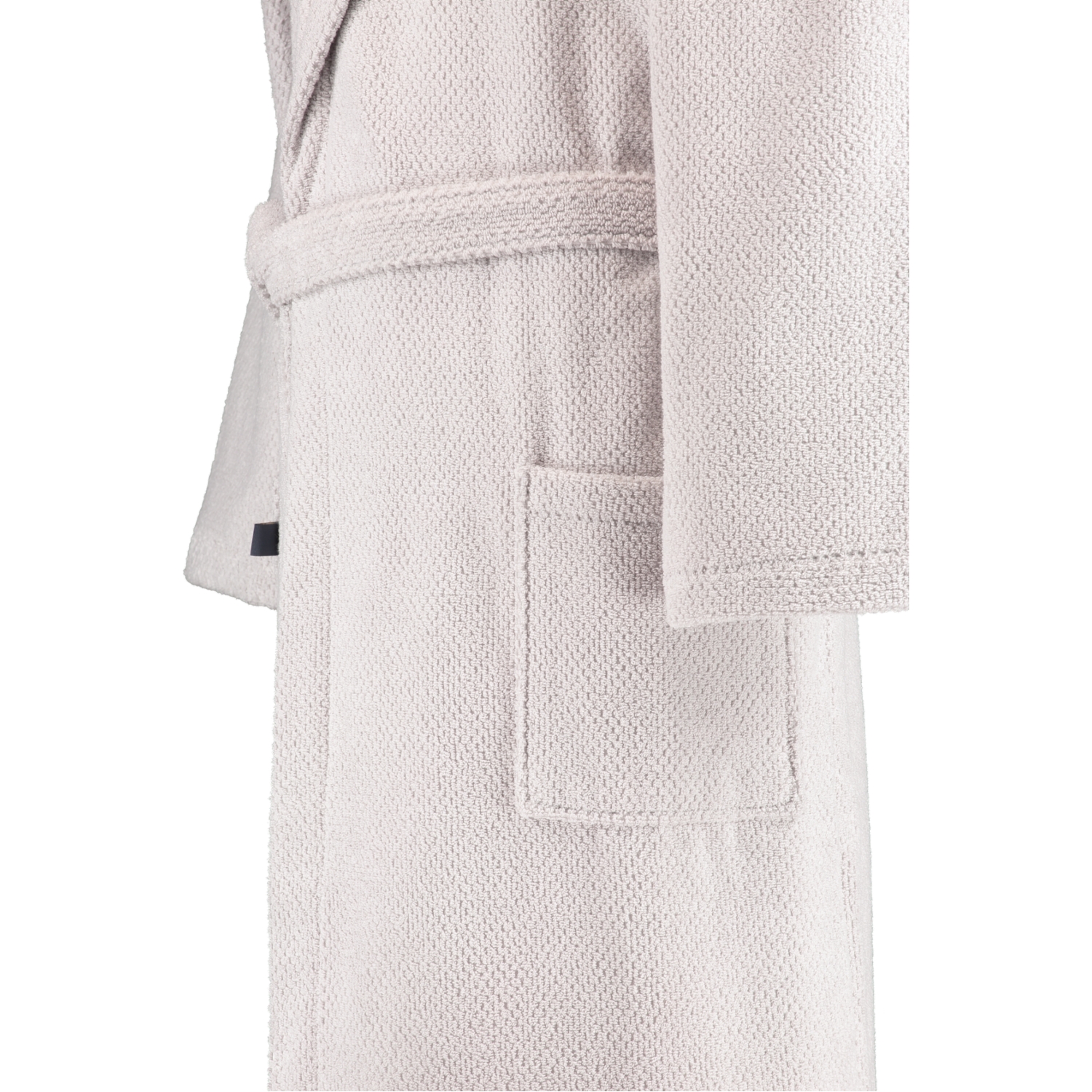 Rhomtuft RHOMTUFT Bademäntel unisex Kapuze Baronesse perlgrau - 11