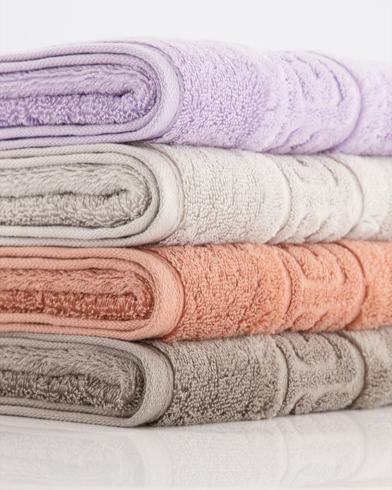 Cawö - Noblesse Uni 1001 - Farbe: 368 - lachs - Gästetuch 30x50 cm