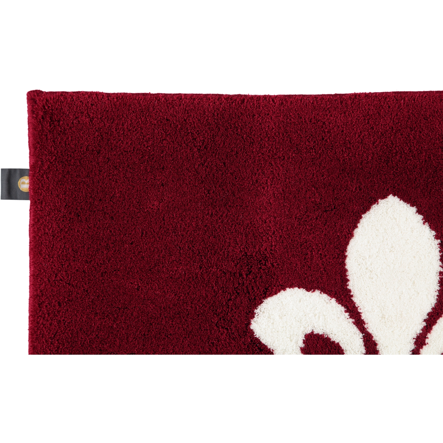 Rhomtuft RHOMTUFT Badteppiche Lilie bordeaux-ecru - 1372