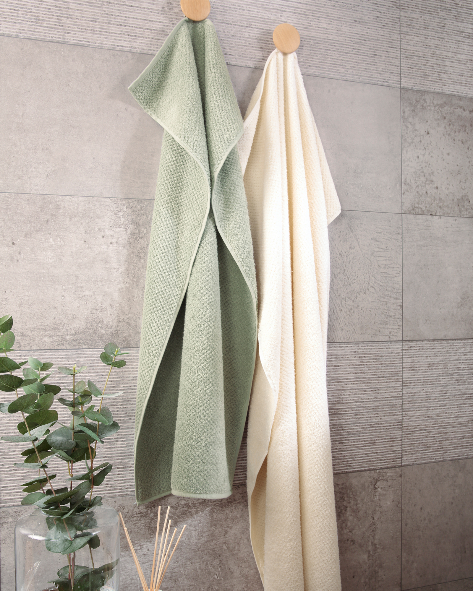 Cawö Handtücher Pure 6500 eukalyptus - 450