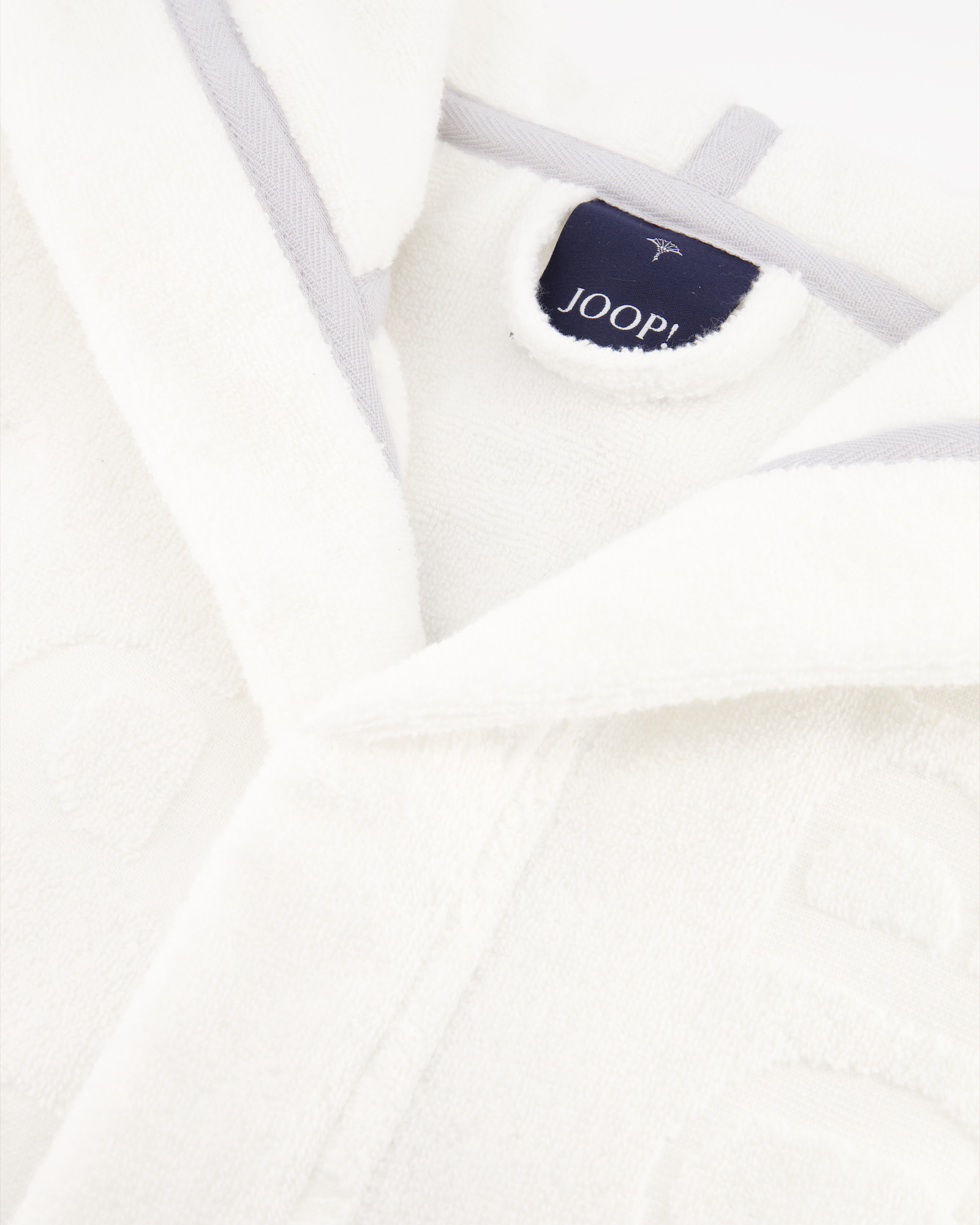 JOOP! Bademäntel Damen Kapuze 1663 weiß - 600