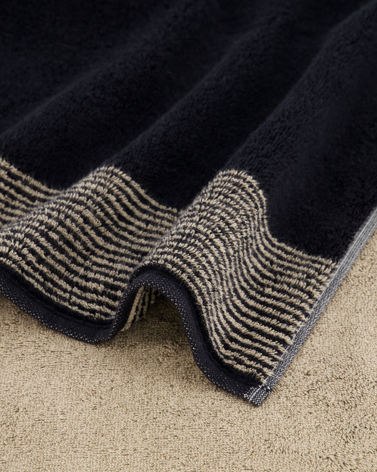 Cawö Handtücher Luxury Home Two-Tone 590 schwarz - 93