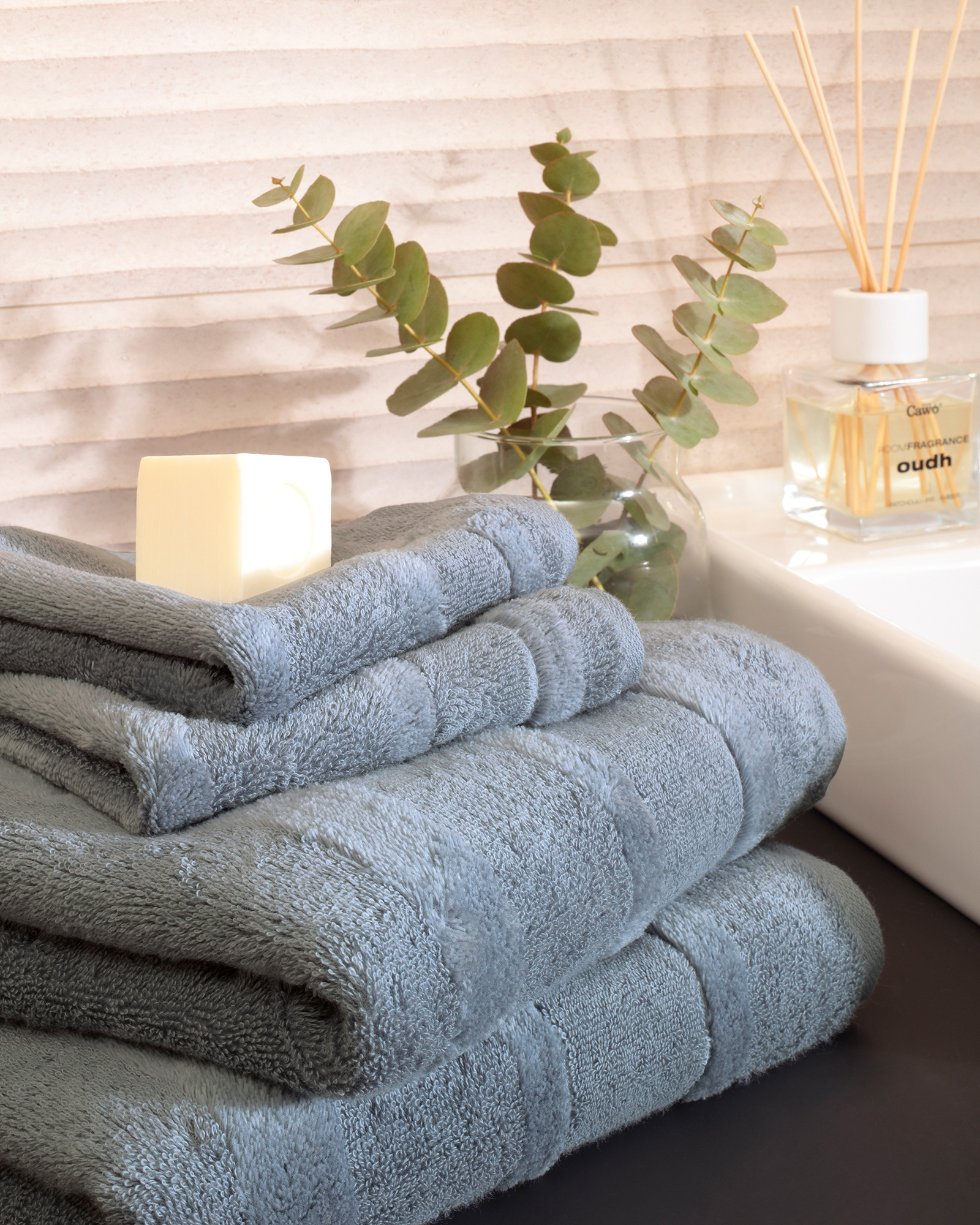 Cawö Handtücher Noblesse2 Uni 1002 nordic blue - 187 - Handtuch 50x100 cm