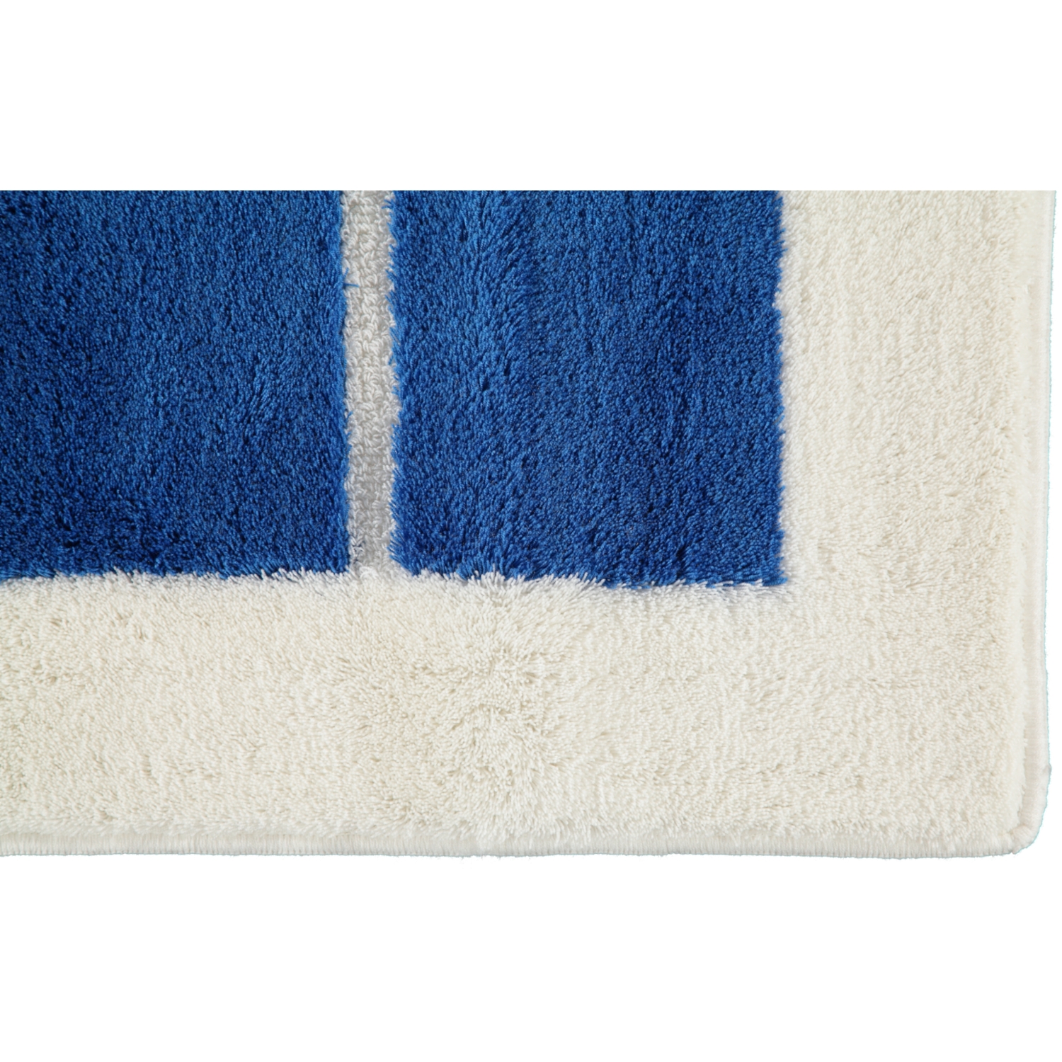 Rhomtuft RHOMY home Badteppiche Liberty weiß-blau - 844