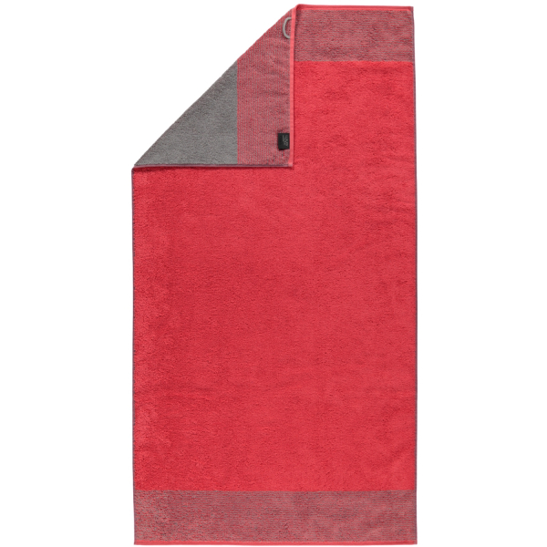 Cawö - Luxury Home Two-Tone 590 - Farbe: rot - 27 Duschtuch 80x150 cm