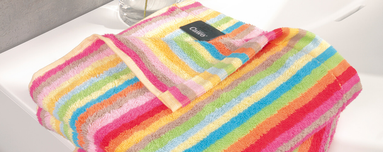 Cawö - Life Style Streifen 7008 - Farbe: 25 - multicolor Handtuch 50x100 cm Detailbild 2 Cawö - Life Style Streifen 7008 - Farbe: 25 - multicolor Handtuch 50x100 cm Detailbild 2
