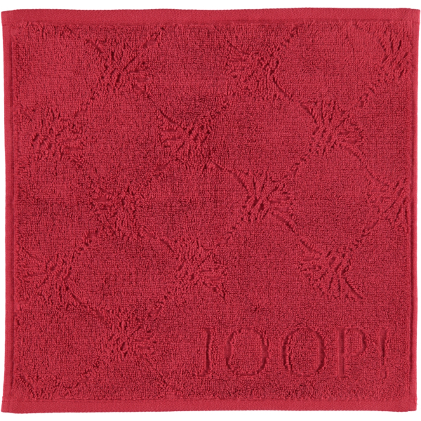 JOOP Uni Cornflower 1670 - Farbe: Granat - 280 Seiflappen 30x30 cm