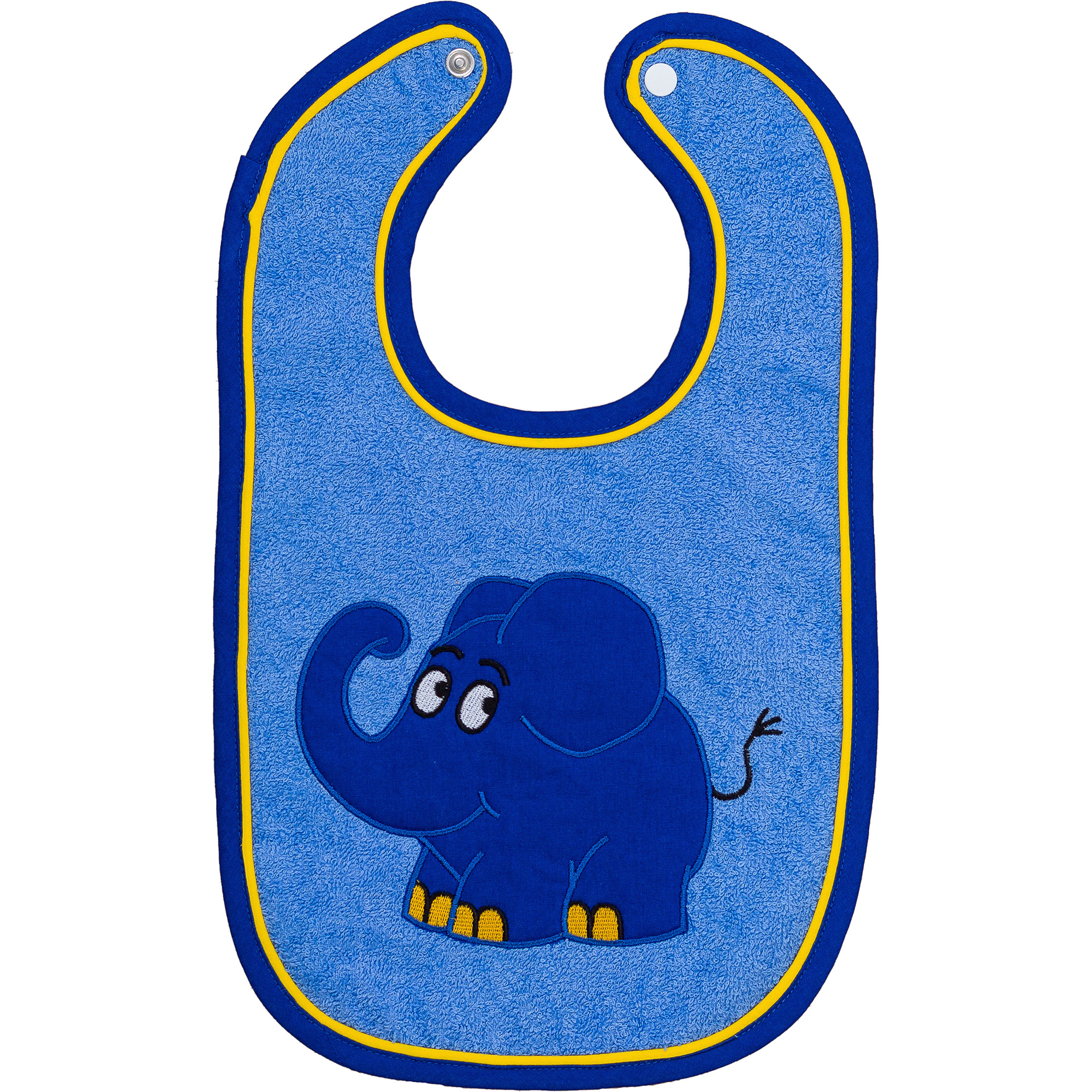 Smithy Lätzchen Der kleine blaue Elefant  24 x 24 cm Baby Mode Neu 