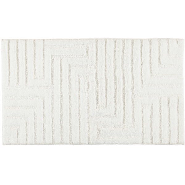 Cawö Home - Badteppich Struktur 1004 - Farbe: weiß - 600 60x100 cm