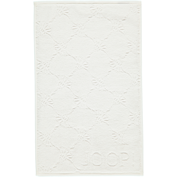 JOOP Uni Cornflower 1670 - Farbe: weiß - 600 Gästetuch 30x50 cm
