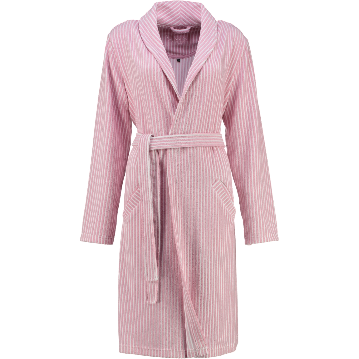 bademantel damen rosa flauschig lang