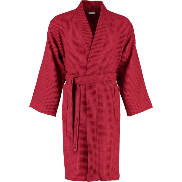 Möve Bademantel Kimono Homewear - Farbe: ruby - 075 (2-7612/0663) S