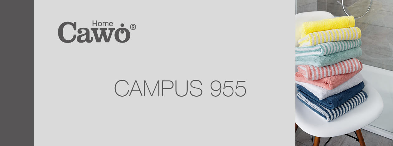 Cawö - Campus Ringel 955 - Farbe: seegrün - 40 Duschtuch 70x140 cm Detailbild 2
