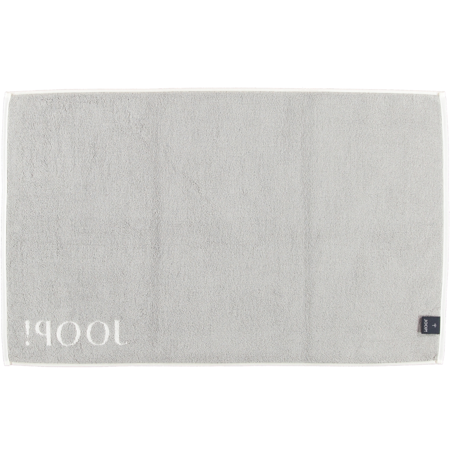 Classic Doubleface Badematte Badematte 50/80cm JOOP Farbe silber/weiß 