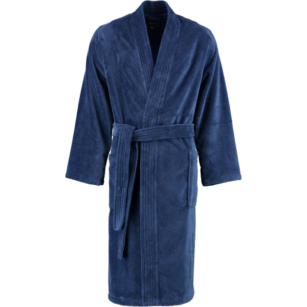 Cawö Home Herren Bademantel Kimono 800 - Farbe: nachtblau - 11 S
