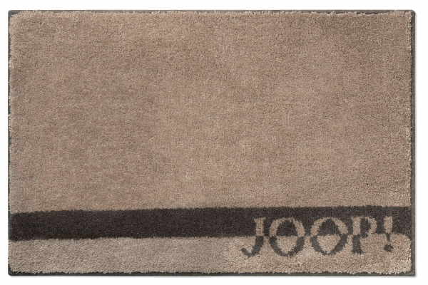 JOOP! Badteppich Logo Stripes 141 - Farbe: Sand - 1516 70x120 cm