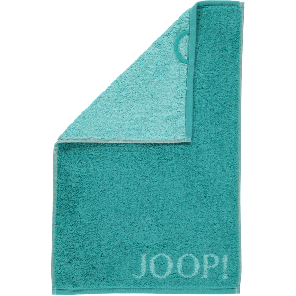 JOOP! Classic - Doubleface 1600 - Farbe: Türkis - 40 Gästetuch 30x50 cm