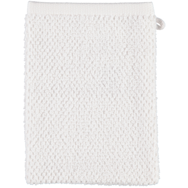 Essenza Connect Organic Uni - Farbe: white Waschhandschuh 16x22 cm