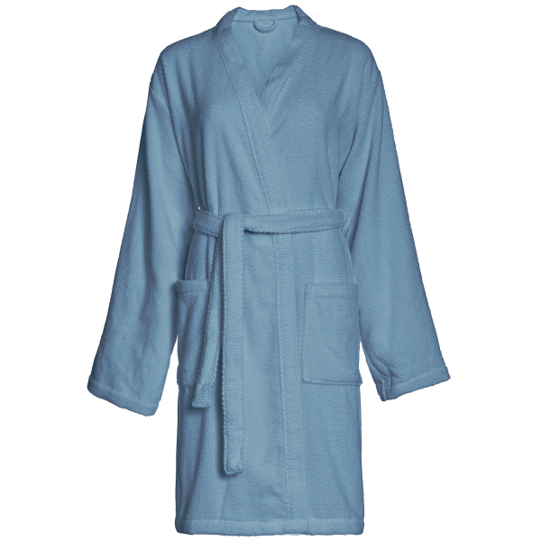 Marc O'Polo Bademantel Kimono Tali - Farbe: stone blue L