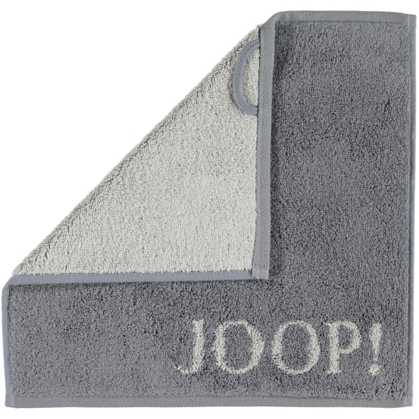 JOOP! Classic - Doubleface 1600 - Farbe: Anthrazit - 77 Seiflappen 30x30 cm