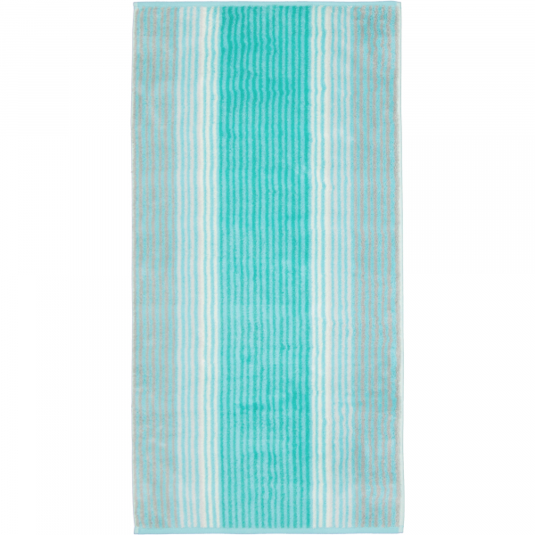 Cawö - Noblesse Cashmere Streifen 1056 - Farbe: mint - 14 Handtuch 50x100 cm