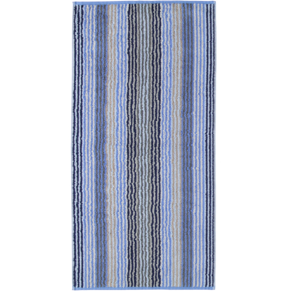 Cawö - Unique Streifen 944 - Farbe: saphir - 11 Handtuch 50x100 cm