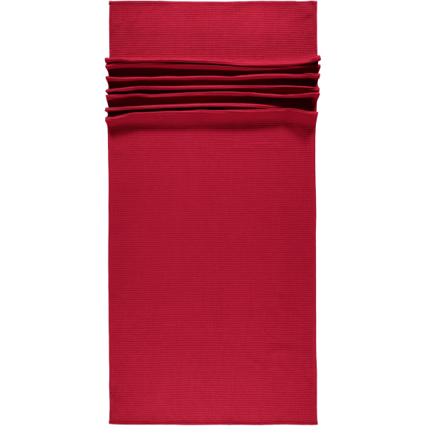 Vossen Saunatuch Pique Rom - 80x220 cm - Farbe: rubin - 390 (116729)