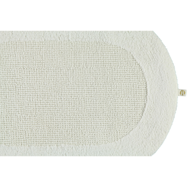 Rhomtuft - Badteppiche Exquisit - Farbe: weiss - 01 80 cm rund